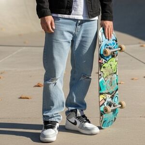 Men's Air Gray and White High-Top Sneakers